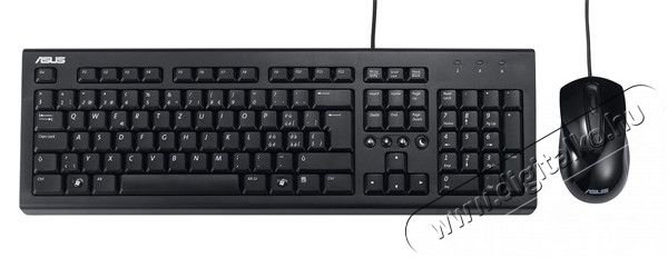 Asus U2000 vezet&eacute;kes billentyűzet + eg&eacute;r - fekete Iroda &eacute;s sz&aacute;m&iacute;t&aacute;stechnika - Billentyűzet / billentyűzet szett - Vezet&eacute;kes - 311373