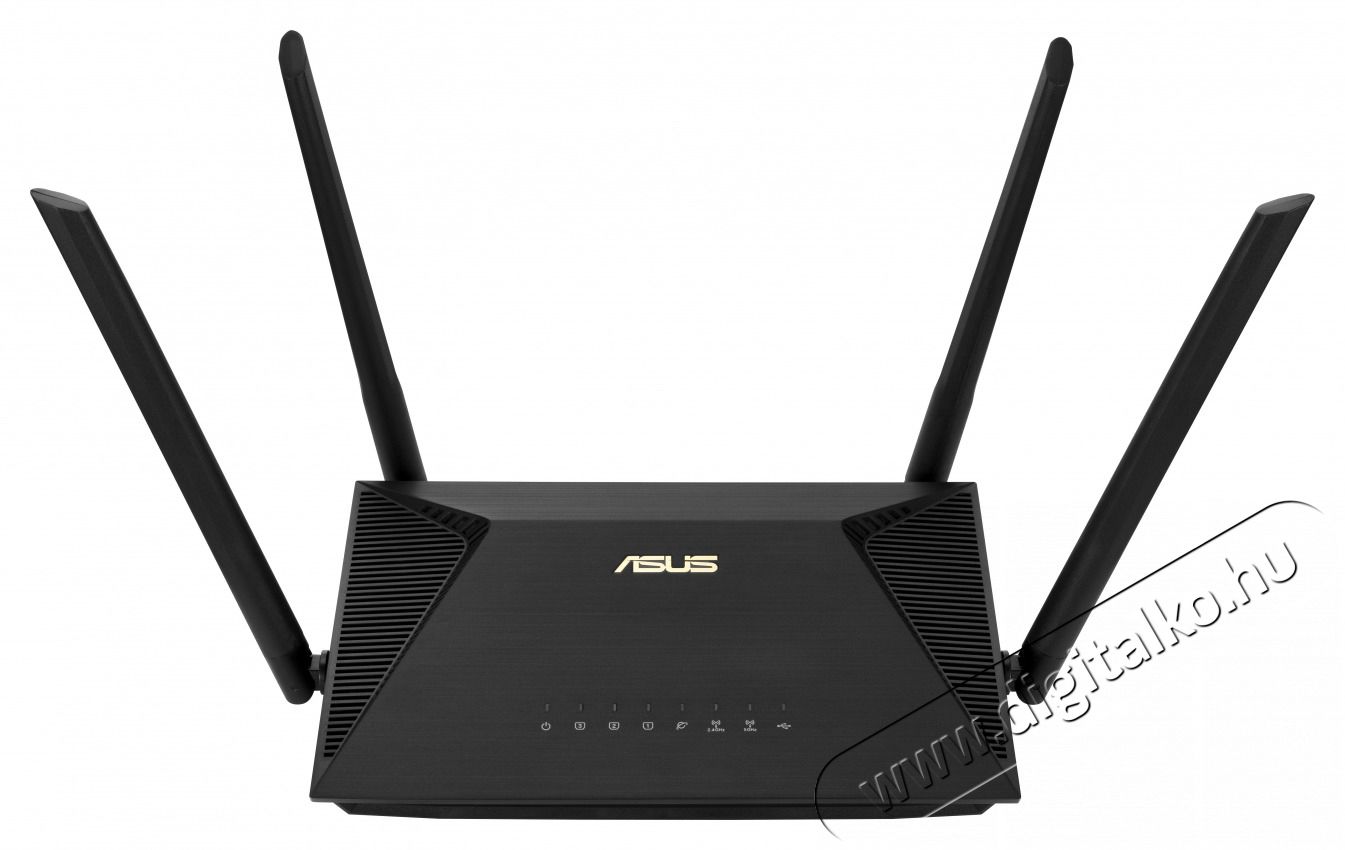 Asus RT-AX1800U fekete vezet&eacute;k n&eacute;lk&uuml;li router Iroda &eacute;s sz&aacute;m&iacute;t&aacute;stechnika - H&aacute;l&oacute;zat - Router - 398441