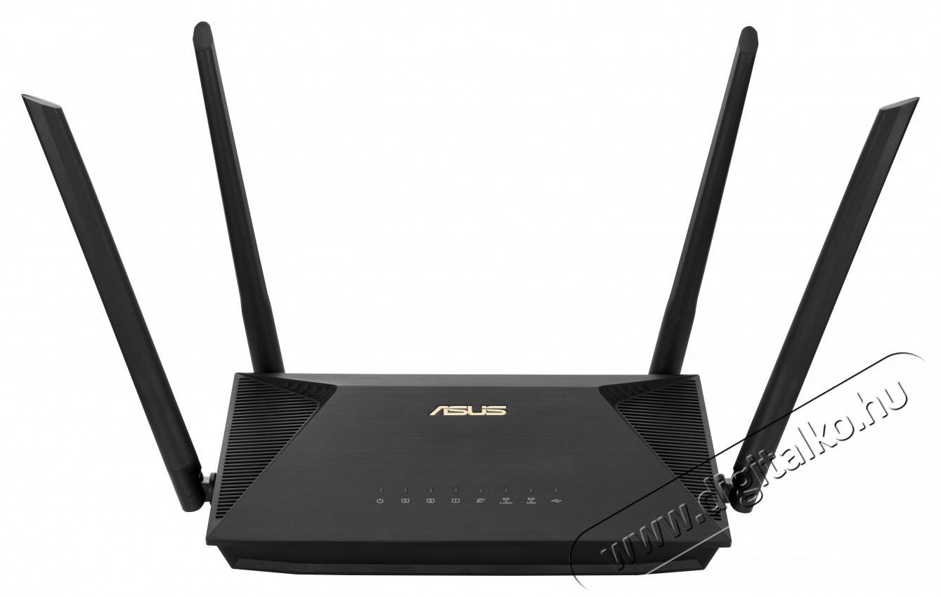 Asus RT-AX1800U fekete vezet&eacute;k n&eacute;lk&uuml;li router Iroda &eacute;s sz&aacute;m&iacute;t&aacute;stechnika - H&aacute;l&oacute;zat - Router - 398441