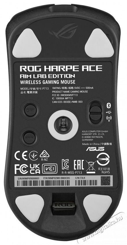 Asus ROG Harpe Ace Aim Lab Edition fekete vezet&eacute;k n&eacute;lk&uuml;li eg&eacute;r Iroda &eacute;s sz&aacute;m&iacute;t&aacute;stechnika - Eg&eacute;r - Vezet&eacute;k n&eacute;lk&uuml;li eg&eacute;r - 478632