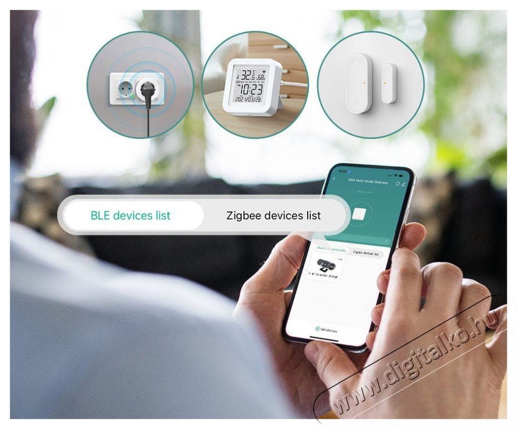 AVATTO GW16 Zigbee/BLE Multimode, feh&eacute;r Iroda &eacute;s sz&aacute;m&iacute;t&aacute;stechnika - H&aacute;l&oacute;zat - Lefedetts&eacute;gn&ouml;velő / jeltov&aacute;bb&iacute;t&oacute; - 508053