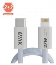 AVAX CB611LB MAGNETY 27W 1m USB-C - Lightning adat- &eacute;s t&ouml;ltők&aacute;bel Fot&oacute;-Vide&oacute; kieg&eacute;sz&iacute;tők - K&aacute;bel - Egy&eacute;b k&aacute;bel - 508655