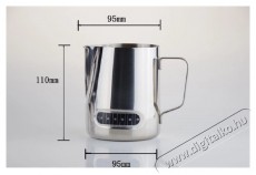 AVX LHT 600ml-es hőm&eacute;rős rozsdamentes ac&eacute;l tejki&ouml;ntő kanna Konyhai term&eacute;kek - K&aacute;v&eacute;főző / k&aacute;v&eacute;&ouml;rlő / kieg&eacute;sz&iacute;tő - Tejtart&oacute; / tejhűtő - 384395