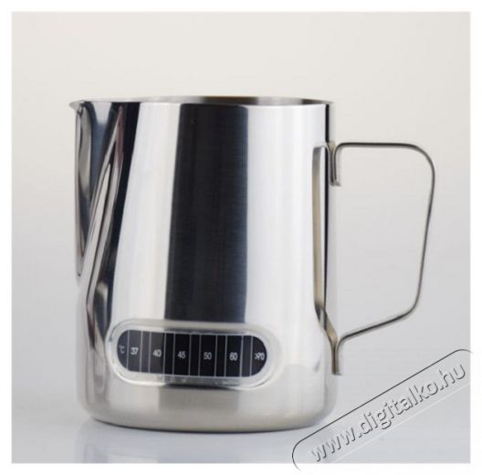 AVX LHT 600ml-es hőm&eacute;rős rozsdamentes ac&eacute;l tejki&ouml;ntő kanna Konyhai term&eacute;kek - K&aacute;v&eacute;főző / k&aacute;v&eacute;&ouml;rlő / kieg&eacute;sz&iacute;tő - Tejtart&oacute; / tejhűtő - 384395