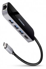 Axagon HMC-6GL SUPERSPEED USB-C COMBO 6IN1 HUB Iroda &eacute;s sz&aacute;m&iacute;t&aacute;stechnika - Notebook kieg&eacute;sz&iacute;tő - USB hub / eloszt&oacute; - 392361