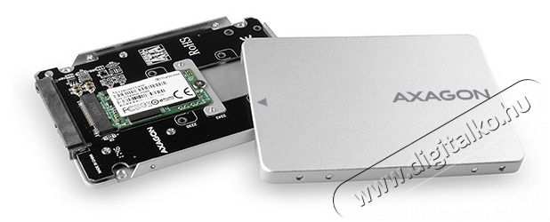 Axagon RSS-M2SD 2,5 SATA M.2 adapter Iroda &eacute;s sz&aacute;m&iacute;t&aacute;stechnika - Adatt&aacute;rol&oacute; / merevlemez - Kieg&eacute;sz&iacute;tő - 391485