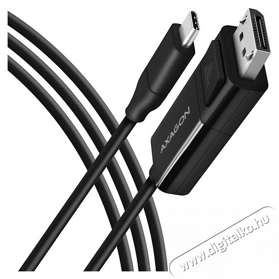 Axagon RVC-DPC USB-C - Displayport k&aacute;bel Tv kieg&eacute;sz&iacute;tők - K&aacute;bel / csatlakoz&oacute; - Csatlakoz&oacute; / eloszt&oacute; / &aacute;talak&iacute;t&oacute; - 391552