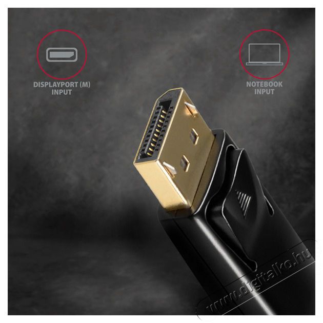 Axagon RVD-HI14N DisplayPort - HDMI 1.4 4K/30Hz adapter Tv kieg&eacute;sz&iacute;tők - K&aacute;bel / csatlakoz&oacute; - Mini DisplayPort k&aacute;bel - 392495