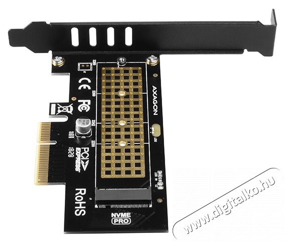 Axagon PCEM2-N PCI-Express - NVME M.2 adapter Iroda &eacute;s sz&aacute;m&iacute;t&aacute;stechnika - Adatt&aacute;rol&oacute; / merevlemez - Kieg&eacute;sz&iacute;tő - 395381