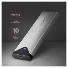 Axagon EEM2-UG2 USB-C 3.2 NVME M2 fekete ház Iroda és számítástechnika - Adattároló / merevlemez - Kiegészítő - 412815
