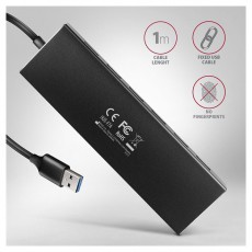Axagon HUE-F7A SuperSpeed USB-A FLAT hub Iroda &eacute;s sz&aacute;m&iacute;t&aacute;stechnika - Egy&eacute;b sz&aacute;m&iacute;t&aacute;stechnikai term&eacute;k - 459257