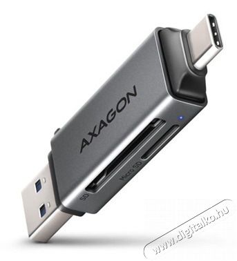 Axagon CRE-DAC Mobil USB 3.2 Gen 1 USB-C + USB-A SD/microSD mini k&aacute;rtyaolvas&oacute; Mem&oacute;ria k&aacute;rtya / Pendrive - K&aacute;rtya olvas&oacute; - 462227