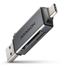Axagon CRE-DAC Mobil USB 3.2 Gen 1 USB-C + USB-A SD/microSD mini kártyaolvasó - Memória kártya / Pendrive - Kártya olvasó - 462227