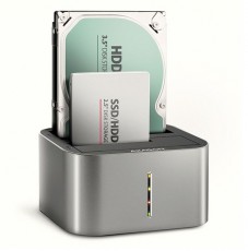 Axagon ADSA-DC SuperSpeed USB DUAL 2.5/3.5 HDD/SSD DUAL dokkol&oacute; Iroda &eacute;s sz&aacute;m&iacute;t&aacute;stechnika - Adatt&aacute;rol&oacute; / merevlemez - Kieg&eacute;sz&iacute;tő - 500358
