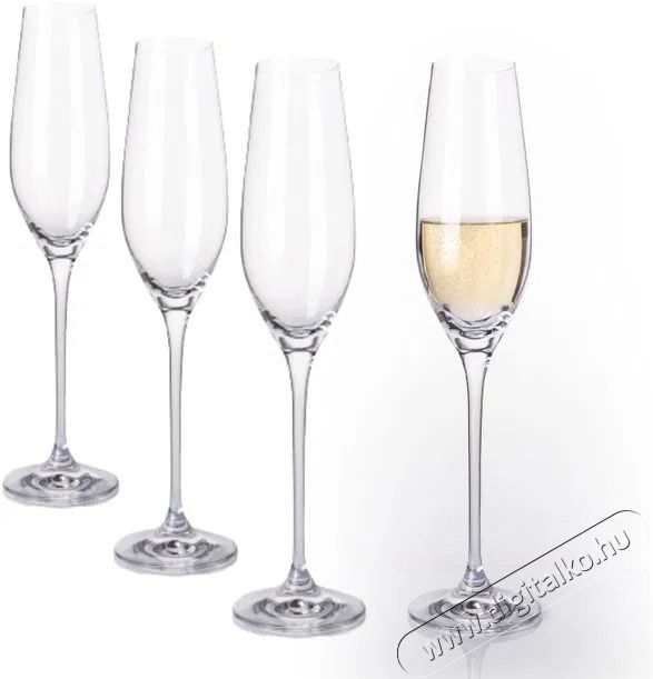 B.BOHEMIAN SPINOZA prosecco / pezsgőspoh&aacute;r szett - 210 ml, 4 db Konyhai term&eacute;kek - Konyhai eszk&ouml;z - K&eacute;szlet / szett - 523898