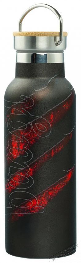 BAAGL Hőtart&oacute; kulacs bambusz kupakkal - L&aacute;va, 500 ml Konyhai term&eacute;kek - Ed&eacute;ny - Termosz - 528496