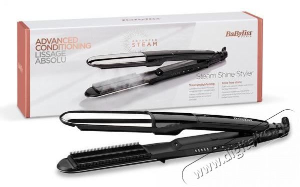 Babyliss ST496E Steam Pure micro-gőz&ouml;lős hajvasal&oacute; &eacute;s g&ouml;nd&ouml;r&iacute;tő egyben Sz&eacute;ps&eacute;g&aacute;pol&aacute;s / Eg&eacute;szs&eacute;g - Haj&aacute;pol&aacute;s - T&ouml;bbfunkci&oacute;s hajform&aacute;z&oacute; - 364926