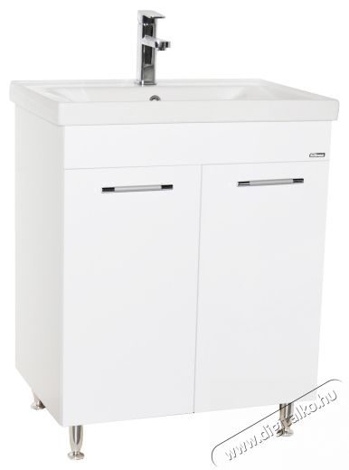 Badenmob 054 b&uacute;toralap &eacute;s mosd&oacute;kagyl&oacute;, festett MDF front, oldalfalak forg&aacute;cslap, 60 cm, f&eacute;nyes feh&eacute;r H&aacute;ztart&aacute;s / Otthon / K&uuml;lt&eacute;r - Egy&eacute;b h&aacute;ztart&aacute;si term&eacute;k - 536068