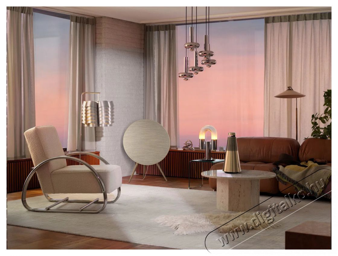 Bang&Olufsen Beosound A9 (5. gener&aacute;ci&oacute;) Gold Tone Audio-Video / Hifi / Multim&eacute;dia - Hangfal - Hangfalszett - H&aacute;l&oacute;zatr&oacute;l műk&ouml;dő vezet&eacute;k n&eacute;lk&uuml;li hangsug&aacute;rz&oacute; - 523939