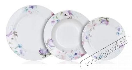 BANQUET &Eacute;tk&eacute;szlet 18db PINK FLOWERS Konyhai term&eacute;kek - &Eacute;tk&eacute;szlet - T&aacute;ny&eacute;r k&eacute;szlet - 504687