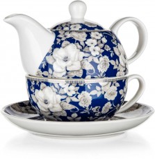 BANQUET te&aacute;sk&eacute;szlet FLOWER 400 + 220 ml te&aacute;sk&eacute;szlet - Konyhai term&eacute;kek - V&iacute;zforral&oacute; / teafőző - 524291