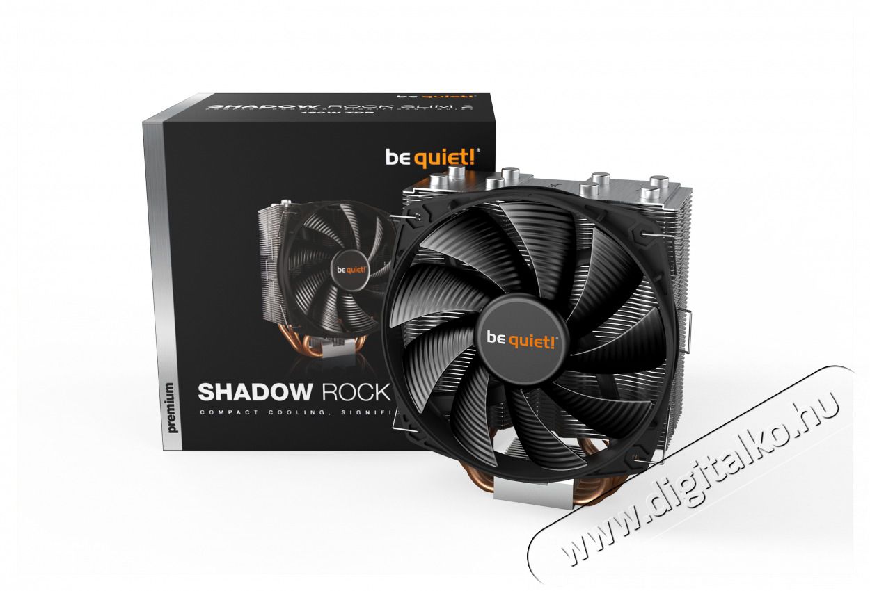 BE QUIET ! SHADOW ROCK SLIM 2 135mm processzor hűtő Iroda &eacute;s sz&aacute;m&iacute;t&aacute;stechnika - Sz&aacute;m&iacute;t&oacute;g&eacute;p tartoz&eacute;k - Processzor - 462839