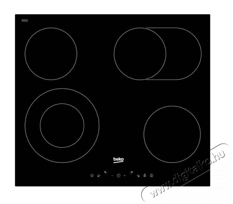 Beko HIC64403T elektromos főzőlap Konyhai term&eacute;kek - S&uuml;tő-főzőlap, tűzhely (be&eacute;p&iacute;thető) - Elektromos főzőlap (be&eacute;p&iacute;thető) - 303227