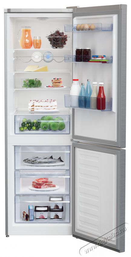 Beko RCSA366K40XBN alulfagyaszt&oacute;s hűtőszekr&eacute;ny Konyhai term&eacute;kek - Hűtő, fagyaszt&oacute; (szabadon&aacute;ll&oacute;) - Alulfagyaszt&oacute;s kombin&aacute;lt hűtő - 372657