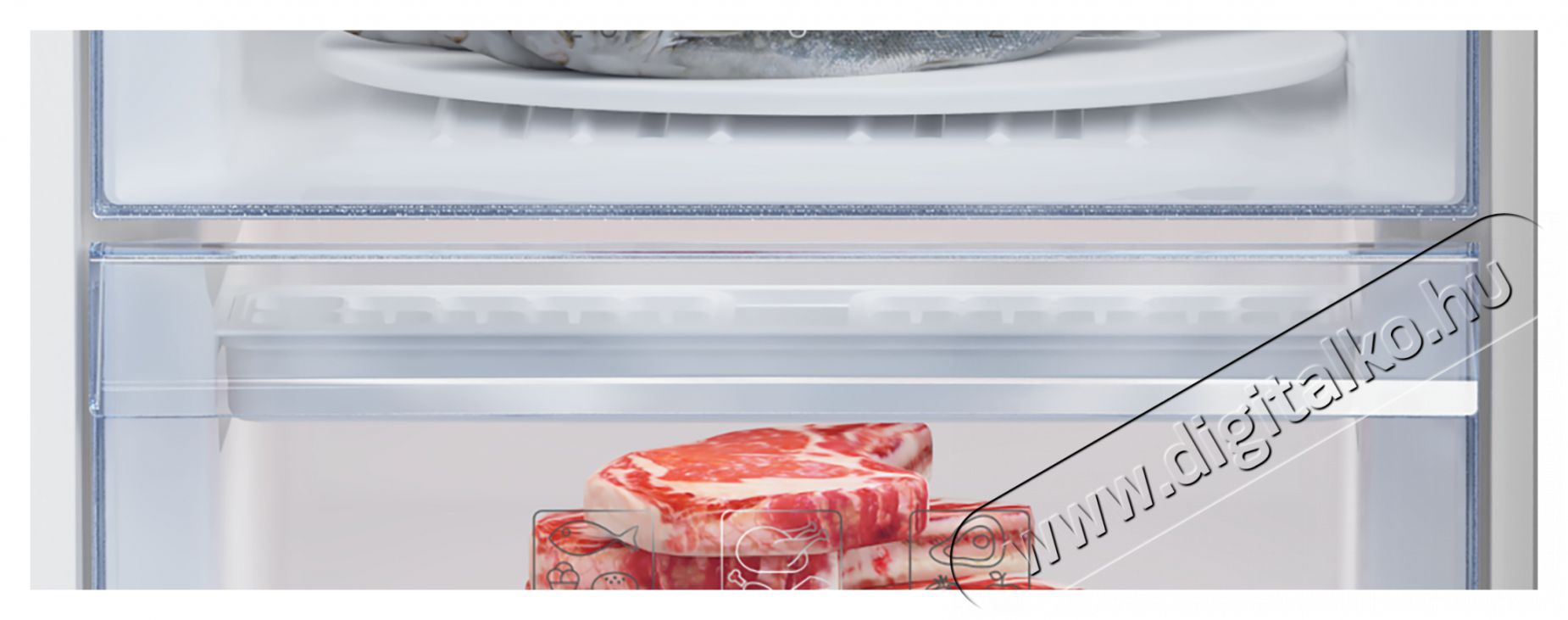 Beko RCSA366K40XBN alulfagyaszt&oacute;s hűtőszekr&eacute;ny Konyhai term&eacute;kek - Hűtő, fagyaszt&oacute; (szabadon&aacute;ll&oacute;) - Alulfagyaszt&oacute;s kombin&aacute;lt hűtő - 372657