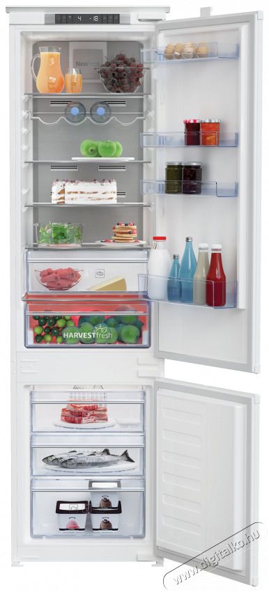 Beko BCNA306E4SN Be&eacute;p&iacute;thető kombi hűtő Konyhai term&eacute;kek - Hűtő, fagyaszt&oacute; (be&eacute;p&iacute;thető) - Alulfagyaszt&oacute;s kombin&aacute;lt hűtő - 494515