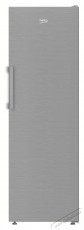 Beko B1RMLNE444XB, Egyajt&oacute;s hűtő, 365 l, No Frost, AeroFlow, LED vil&aacute;g&iacute;t&aacute;s, E energiaoszt&aacute;ly, M 186,5 cm, Ez&uuml;st Konyhai term&eacute;kek - Hűtő, fagyaszt&oacute; (szabadon&aacute;ll&oacute;) - Fagyaszt&oacute; n&eacute;lk&uuml;li hűtő - 532958