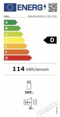 Beko B5RLNE365HDXB kombin&aacute;lt hűtőszekr&eacute;ny, 365 l, No Frost, HarvestFresh, AeroFlow, Everfresh, D energiaoszt&aacute;ly, 186,5 cm, Inox Konyhai term&eacute;kek - Hűtő, fagyaszt&oacute; (szabadon&aacute;ll&oacute;) - Fagyaszt&oacute; n&eacute;lk&uuml;li hűtő - 532955