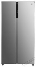 Beko GNO5324XPN Side by side hűtőszekr&eacute;ny, 532 l, C eenrgiaoszt&aacute;ly, No Frost, LED vil&aacute;g&iacute;t&aacute;s, Ajt&oacute;nyit&aacute;s jelzőhang, Eco funkci&oacute;, H 177 cm, Rozsdamentes ac&eacute;l Konyhai term&eacute;kek - Hűtő, fagyaszt&oacute; (szabadon&aacute;ll&oacute;) - Amerikai t&iacute;pus&uacute; Side By Side hűtő - 534873
