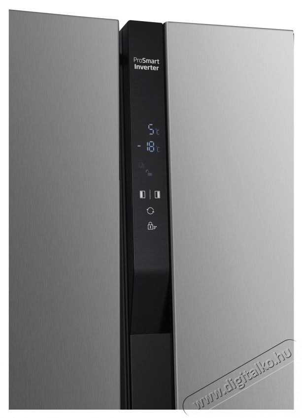 Beko GNO5324XPN Side by side hűtőszekr&eacute;ny, 532 l, C eenrgiaoszt&aacute;ly, No Frost, LED vil&aacute;g&iacute;t&aacute;s, Ajt&oacute;nyit&aacute;s jelzőhang, Eco funkci&oacute;, H 177 cm, Rozsdamentes ac&eacute;l Konyhai term&eacute;kek - Hűtő, fagyaszt&oacute; (szabadon&aacute;ll&oacute;) - Amerikai t&iacute;pus&uacute; Side By Side hűtő - 534873