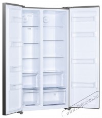Beko GNO5324XPN Side by side hűtőszekr&eacute;ny, 532 l, C eenrgiaoszt&aacute;ly, No Frost, LED vil&aacute;g&iacute;t&aacute;s, Ajt&oacute;nyit&aacute;s jelzőhang, Eco funkci&oacute;, H 177 cm, Rozsdamentes ac&eacute;l Konyhai term&eacute;kek - Hűtő, fagyaszt&oacute; (szabadon&aacute;ll&oacute;) - Amerikai t&iacute;pus&uacute; Side By Side hűtő - 534873