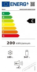 Beko GNO5324XPN Side by side hűtőszekr&eacute;ny, 532 l, C eenrgiaoszt&aacute;ly, No Frost, LED vil&aacute;g&iacute;t&aacute;s, Ajt&oacute;nyit&aacute;s jelzőhang, Eco funkci&oacute;, H 177 cm, Rozsdamentes ac&eacute;l Konyhai term&eacute;kek - Hűtő, fagyaszt&oacute; (szabadon&aacute;ll&oacute;) - Amerikai t&iacute;pus&uacute; Side By Side hűtő - 534873