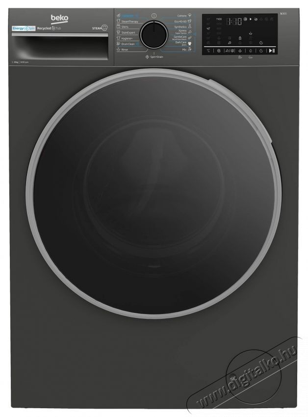Beko B3WFU48415MB2ES mos&oacute;g&eacute;p, 8 kg, 1400 RPM, A energiaoszt&aacute;ly, SteamCure, AddXtra, ProSmart Inverter Motor, AutoClean mos&oacute;szer fi&oacute;k, Antracit H&aacute;ztart&aacute;s / Otthon / K&uuml;lt&eacute;r - Mos&oacute;g&eacute;p / sz&aacute;r&iacute;t&oacute;g&eacute;p - El&ouml;lt&ouml;ltős norm&aacute;l (60cm-ig) mos&oacute;g&eacute;p - 536114