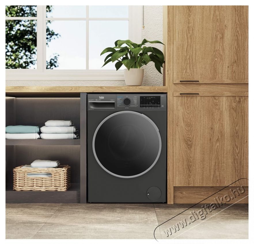 Beko B5DFT510442M Mos&oacute;g&eacute;p sz&aacute;r&iacute;t&oacute;val, 10 kg mos&aacute;s, 6 kg sz&aacute;r&iacute;t&aacute;s, A energiaoszt&aacute;ly, 1400 RPM, ProSmart Inverter motor, HomeWhiz, SteamCure, UltraFast, AddXtra, Sz&uuml;rke H&aacute;ztart&aacute;s / Otthon / K&uuml;lt&eacute;r - Mos&oacute;g&eacute;p / sz&aacute;r&iacute;t&oacute;g&eacute;p - El&ouml;lt&ouml;ltős norm&aacute;l (60cm-ig) mos&oacute;g&eacute;p - 536092