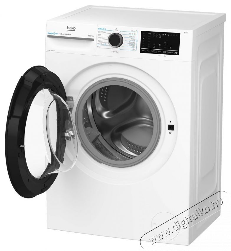 Beko mos&oacute;g&eacute;p BM3WFSU47415WB, 7 kg, 1400 ford., A energiaoszt&aacute;ly, Motor ProSmart Inverter, SteamCure, AddXtra, EnergySpin, Coldwash, Feh&eacute;r H&aacute;ztart&aacute;s / Otthon / K&uuml;lt&eacute;r - Mos&oacute;g&eacute;p / sz&aacute;r&iacute;t&oacute;g&eacute;p - El&ouml;lt&ouml;ltős norm&aacute;l (60cm-ig) mos&oacute;g&eacute;p - 536093