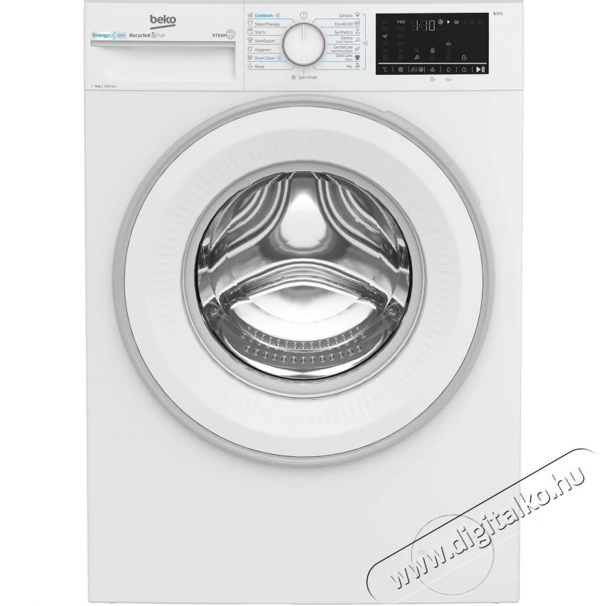 Beko B3WFU59425W keskeny mos&oacute;g&eacute;p, 9 kg, 1400 RPM, A energiaoszt&aacute;ly, IronFast, SteamCure, AddXtra, ProSmart Inverter Motor, SteamTherapy, feh&eacute;r H&aacute;ztart&aacute;s / Otthon / K&uuml;lt&eacute;r - Mos&oacute;g&eacute;p / sz&aacute;r&iacute;t&oacute;g&eacute;p - El&ouml;lt&ouml;ltős norm&aacute;l (60cm-ig) mos&oacute;g&eacute;p - 536110