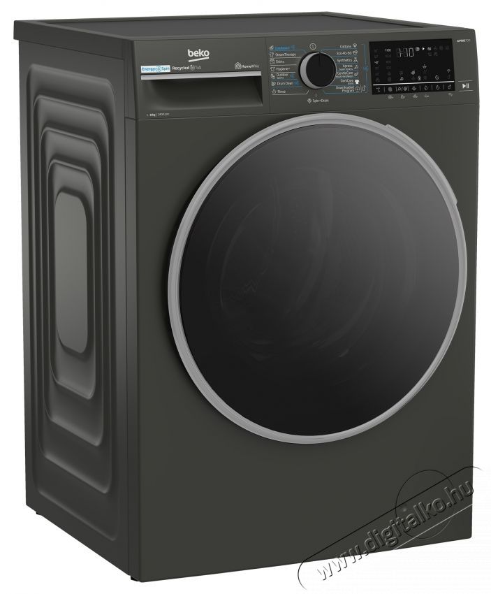 Beko B7WFU68418MB2 ES mos&oacute;g&eacute;p, 8 kg, 1400 fordulat/perc, A energiaoszt&aacute;ly, EnergySpin, SteamCure, Wi-Fi, Sz&uuml;rke H&aacute;ztart&aacute;s / Otthon / K&uuml;lt&eacute;r - Mos&oacute;g&eacute;p / sz&aacute;r&iacute;t&oacute;g&eacute;p - El&ouml;lt&ouml;ltős norm&aacute;l (60cm-ig) mos&oacute;g&eacute;p - 536124
