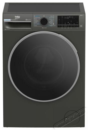 Beko B7WFU68418MB2 ES mos&oacute;g&eacute;p, 8 kg, 1400 fordulat/perc, A energiaoszt&aacute;ly, EnergySpin, SteamCure, Wi-Fi, Sz&uuml;rke H&aacute;ztart&aacute;s / Otthon / K&uuml;lt&eacute;r - Mos&oacute;g&eacute;p / sz&aacute;r&iacute;t&oacute;g&eacute;p - El&ouml;lt&ouml;ltős norm&aacute;l (60cm-ig) mos&oacute;g&eacute;p - 536124
