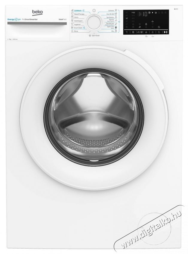 Beko BM3WFU47415WW mos&oacute;g&eacute;p, 7kg, 1400 RPM, ProSmart Inverter motor, Recycled Tub, Hygiene+, SteamCure, AddXtra, Feh&eacute;r H&aacute;ztart&aacute;s / Otthon / K&uuml;lt&eacute;r - Mos&oacute;g&eacute;p / sz&aacute;r&iacute;t&oacute;g&eacute;p - El&ouml;lt&ouml;ltős norm&aacute;l (60cm-ig) mos&oacute;g&eacute;p - 536125