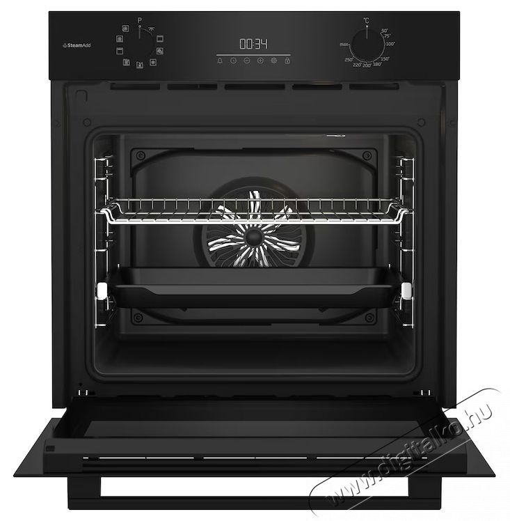Beko BCBIS17300KSB be&eacute;p&iacute;thető s&uuml;tő, Elektromos, SteamShine &ouml;ntiszt&iacute;t&aacute;s, 72 l, A+ energiaoszt&aacute;ly, Fekete Konyhai term&eacute;kek - S&uuml;tő-főzőlap, tűzhely (be&eacute;p&iacute;thető) - S&uuml;tő (be&eacute;p&iacute;thető) - 537721