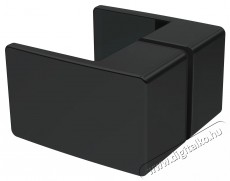 Belform Infinity 27CB2824 f&eacute;lk&ouml;r alak&uacute; zuhanyparav&aacute;n, 2 csukl&oacute;s ajt&oacute;, 6 mm-es &uuml;veg, &aacute;tl&aacute;tsz&oacute;, matt fekete profil, 80x80x200 cm H&aacute;ztart&aacute;s / Otthon / K&uuml;lt&eacute;r - F&uuml;rdőszoba / wc - Kieg&eacute;sz&iacute;tő - 536136