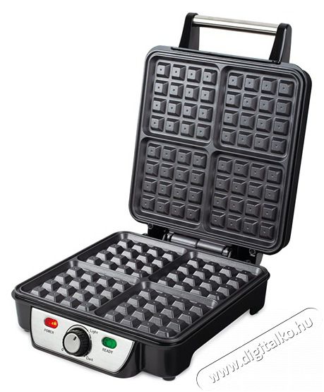 Berlinger Haus BH/9452 rose gold- fekete 4 szeletes gofris&uuml;tő Konyhai term&eacute;kek - Konyhai kisg&eacute;p (s&uuml;t&eacute;s / főz&eacute;s / hűt&eacute;s / &eacute;telk&eacute;sz&iacute;t&eacute;s) - Melegszendvics / gofri s&uuml;tő - 499934