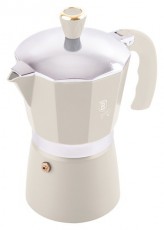 Berlinger Haus BH/8573 matt krém 9 személyes kotyogós kávéfőző Konyhai termékek - Kávéfőző / kávéörlő / kiegészítő - Kotyogó kávéfőző - 500015