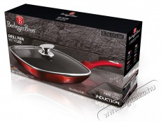 Berlinger Haus BH-1265 serpenyő fedővel 28 cm Burgundy Metallic Line Konyhai term&eacute;kek - Ed&eacute;ny - Grill serpenyő / grill t&aacute;l - 523995