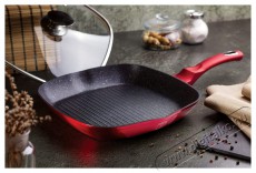 Berlinger Haus BH-1265 serpenyő fedővel 28 cm Burgundy Metallic Line Konyhai term&eacute;kek - Ed&eacute;ny - Grill serpenyő / grill t&aacute;l - 523995