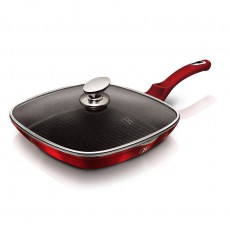 Berlinger Haus BH-1265 serpenyő fedővel 28 cm Burgundy Metallic Line Konyhai term&eacute;kek - Ed&eacute;ny - Grill serpenyő / grill t&aacute;l - 523995